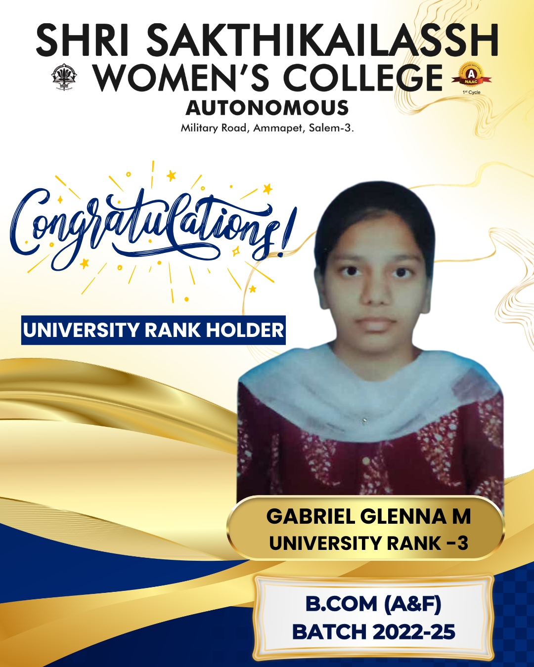 Gold Medalist Achievement